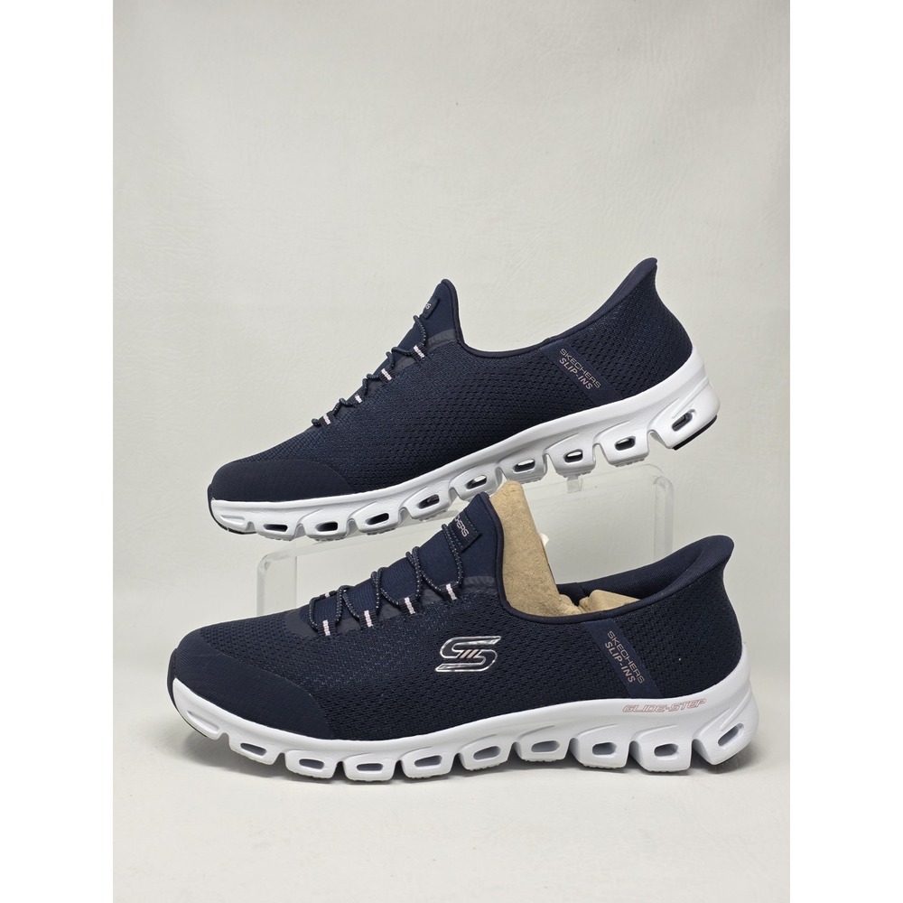 Skechers Slip-ins Size 9 Womens Sport Active Glide Step Navy 104547W-NVY New - Picture 10 of 10